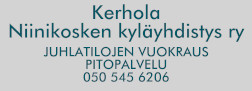 Kerhola / Niinikosken kyläyhdistys ry logo